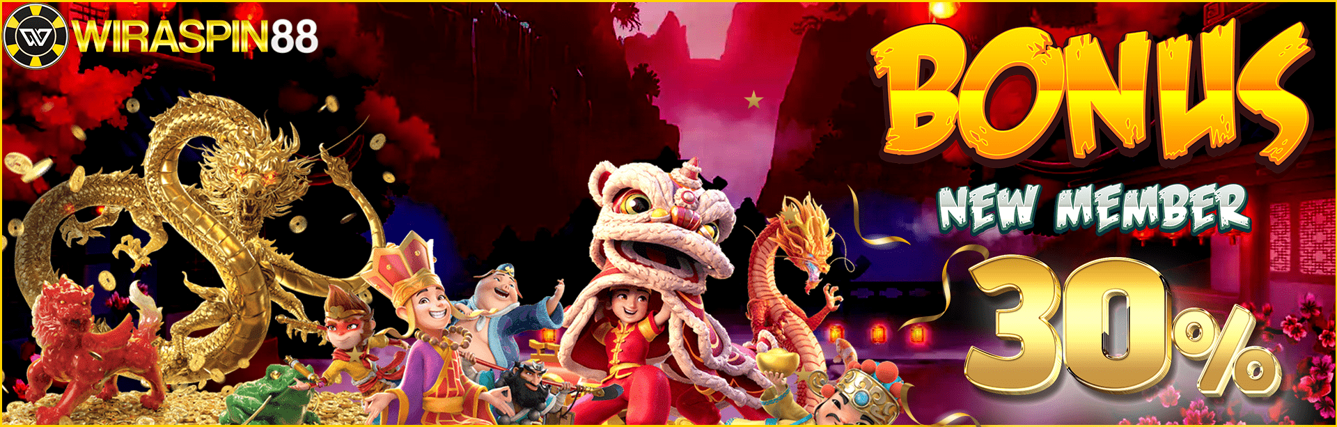 WiraSpin88 - Bonus New Member Slot 30%
